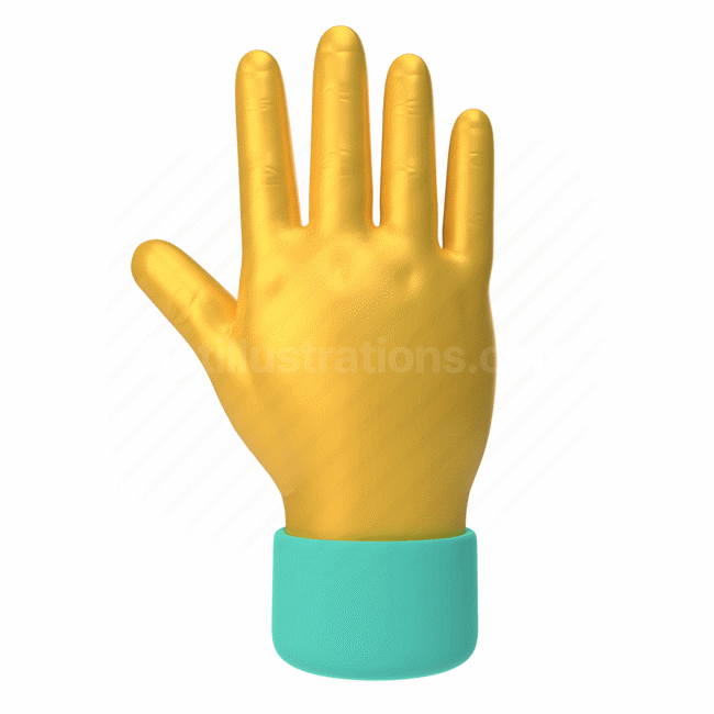 emoticon, emoji, sticker, gesture, back, hand, yellow